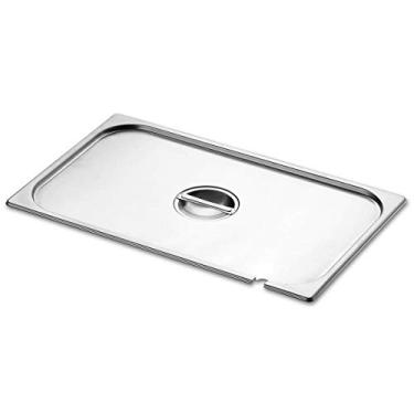 Imagem de Conjunto de Tampas para Cuba 5 peças GN 2/1 Tramontina em Aço Inox com Recorte para Concha