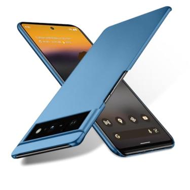 Imagem de Bastmei Capa para Google Pixel 6a 5G (2022), extremamente leve e super fina com proteção de câmera rígida para Google Pixel 6a 5G (2022) (azul cascalho)