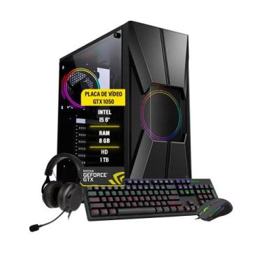 Imagem de Pc Gamer I5 6º Placa GTX 1650 8GB Memoria HD 1TB SSD 240GB - AMORIM SH