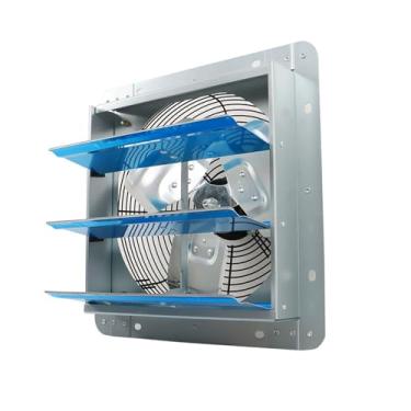 Imagem de LiGuVCY Exaustor De Veneziana 20", Ventilador Parede, Automático, Alumínio, Adequado Para Garagens, Porões, Sótãos