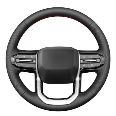 Imagem de MEWANT Capa de volante costurada à mão para Chevrolet (Chevy) Colorado 2023-2025 Acessórios de volante para Chevrolet (Chevy) Colorado