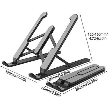 Imagem de Suporte Dobrável para Notebook Ergonômico e Versátil - suporte noteboo