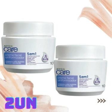 Imagem de 2 unidades Creme Facial Avon Care 5 em 1  Uniformizador