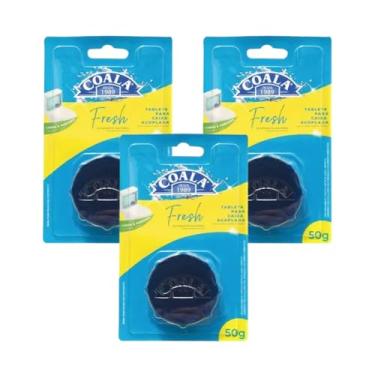 Imagem de Kit 3 Tablete Caixa Acoplada Coala Limpeza Automática Perfuma Colore Água Elimina Odores Msu Cheiro Vaso Sanitário Detergente Sanitário