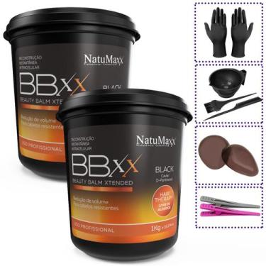 Imagem de 2 Btx Capilar BBXX Beauty Balm Xtended Black NatuMaxx Brinde