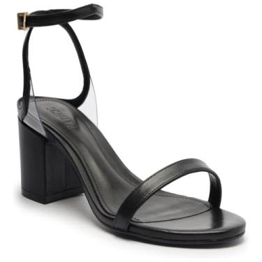 Imagem de Sandália Schutz Salto Bloco Preta