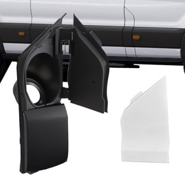 Imagem de ZONFANT Dobradiça de bolso para porta de combustível com tampa branca, kit de porta de gás combustível compatível com veículo Ford 2015-2023 Transit 150 250 350 HD, substituição #CK4Z-5427936-A CK4Z