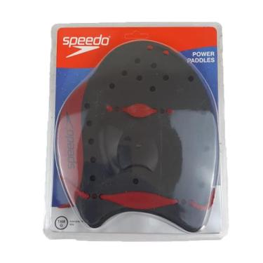 Imagem de Palmar de Natação Speedo Power Paddle, Vermelho, G
