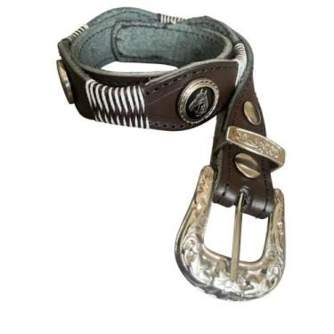 Imagem de Cinto Cavalinho Infantil Trançado Artesanalmente - Selaria Forte, Pret