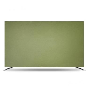 Imagem de Capa de TV Capas de proteção solar para TV LCD/LED para pendurar na parede/desktop/curva, protetores de tela de TV simples, cor sólida, respirável, capa protetora-verde-2||55-65 polegadas
