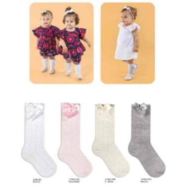 Imagem de Kit com 4 Pares de Meias Festa Bebê com Laço Duck 12382, Diversas, 16-