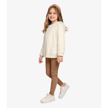 Imagem de Legging Infantil Trick Nick Marrom, 4, Marrom