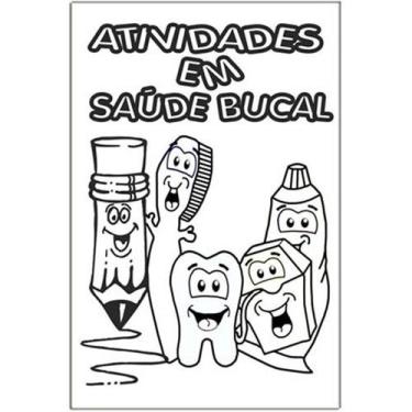 Imagem de Mini Revista Educativa Odontológica Atividades da Saúde Bucal - Pacote
