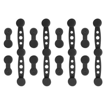 Imagem de Fivelas magnéticas de silicone para fritadeira a ar, 12 peças de suportes magnéticos de papel pergaminho resistentes ao calor, clipes de fixação para Airfryer Cozinhar Assar