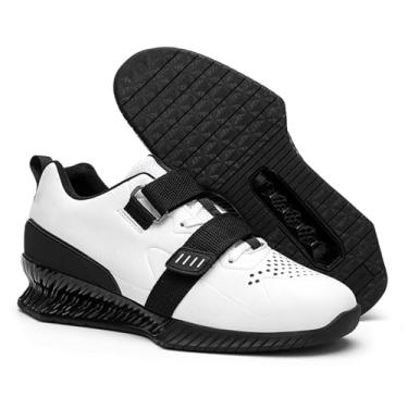 Imagem de Tênis de agachamento para levantamento de peso masculino - Tênis ginástica indoor Balance Comprehensive Training Shoes Powerlifting e musculação Fitness Cross-Trainer Sneaker