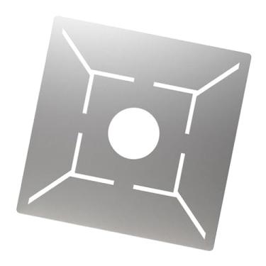 Imagem de WeiLaiKeQi Régua de medição de ralo de piso, régua de escala arquitetônica, medidor de layout, localizador de medição de ladrilhos, ferramenta de ladrilho para, 20 Cm X 20 Cm