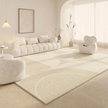 Imagem de Tapetes para sala de estar, decoração de quarto, tapete grande, lavável, grosso, macio e fofo (200x300 cm/G)