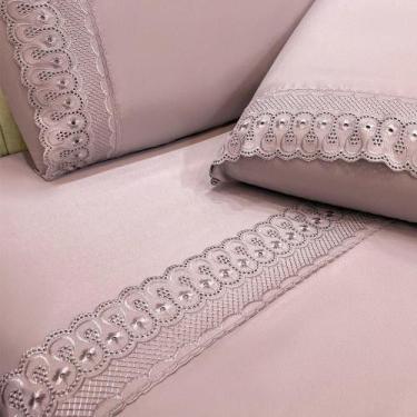 Imagem de Jogo De Cama Lençol Queen D Mais 4 Peças - Casa Show Enxovais