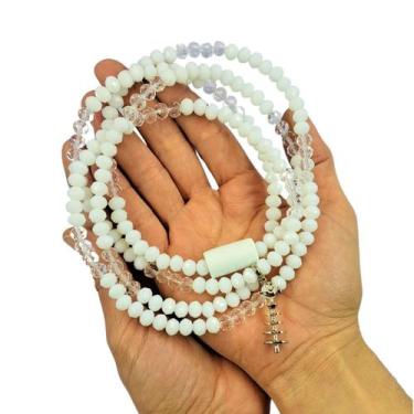 Imagem de Colar Guia Cristais Orixá Oxalá Proteção Espiritual - Balaio de Santo