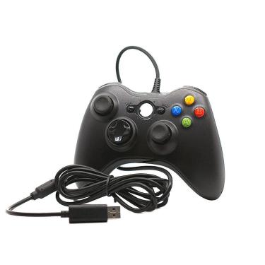 Imagem de Controle Xbox 360 Com Fio E Pc Slim Joystick