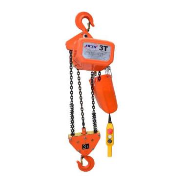 Imagem de Talha Eletrica 3Ton 6Mts Fixa por Gancho 220V/380V Trifasica 60Hz TEC3