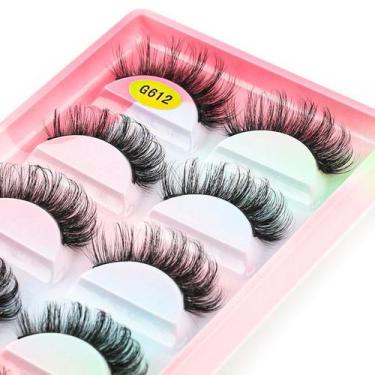 Imagem de Cílios Postiços Mink Glamour Blogueiras Instagram Modelo 612 - Tappern