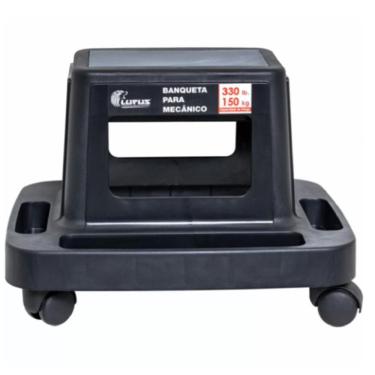 Imagem de Banqueta Para Mecânico Com Compartimentos E Rodas Giratórias