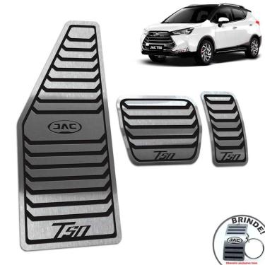 Imagem de Descanso + Pedaleira Automático Aço Inox Jac T50 Preto