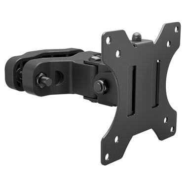 Imagem de monTEK Suporte universal de montagem em poste para telas de 43.2 cm-81.3 cm, comporta até 8 kg, suporte de monitor ajustável de movimento total, placa de montagem VESA de 75 x 75/100 x 100 cm, serve