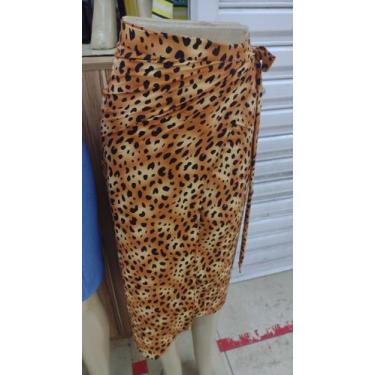 Imagem de Saia envelope animal print - Iza costa, Animal print, único 