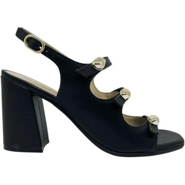 Imagem de Sandália Feminina Casual Social Dia a Dia Passeio Trabalho Salto Grosso Conforto Ramarim 2541205