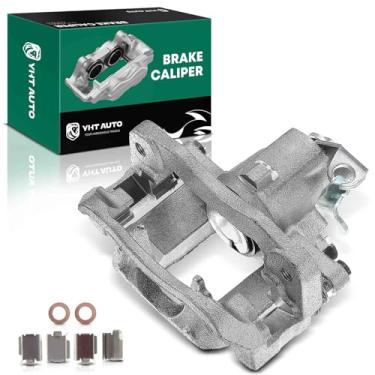 Imagem de YHTAUTO Pinças de freio a disco do lado do motorista traseiro com suporte de substituição para Chrysler Dodge Volkswagen modelo, Town & Country Grand Caravan 2008-2012, Routan 2009-2012, Ram C/V 2012