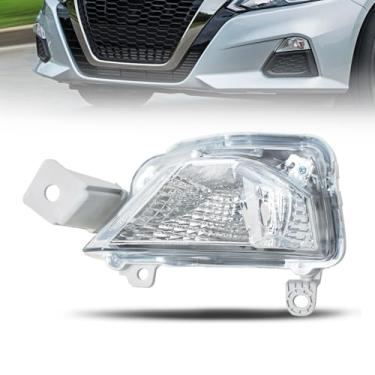 Imagem de JESYMBX Para Nissan Altima 2019-2021 luz de seta para-choques farol dianteiro farol de neblina lado esquerdo do motorista