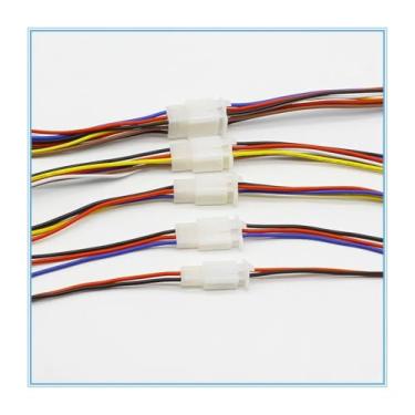 Imagem de 1 conjunto 2,8 mm automotivo 2,8 conector elétrico 20 cm fio macho fêmea kits de terminal de cabo motocicleta ebike carro (3 pinos 1 conjunto)
