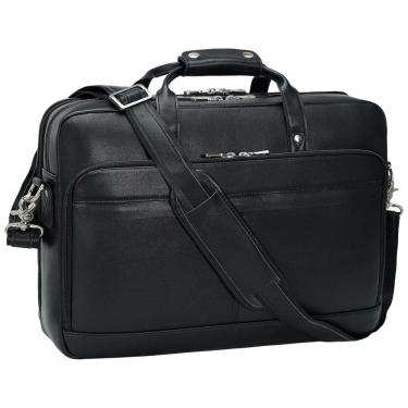 Imagem de Bolsa Carteiro Masculina de Couro Grão Integral para Laptop com 17 Polegadas, Masa Kawa...