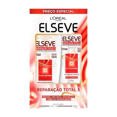 Imagem de Elseve Reparação Total 5 Shampoo 375ml e Condicionador 170ml Preço Especial Edição Limitada