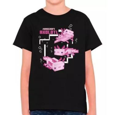 Imagem de Camisa Minecraft Jogo Filme Gamer Infantil E Masculina M41 100% Algodã