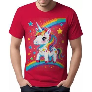 Imagem de Camisa Camiseta Color Unicornios Coloridos Arco Iris Amor 2 - Loja Din