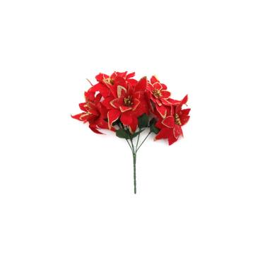 Imagem de Buquê Bico Elegance Cazza Vermelho com 5 Flores 17x29cm