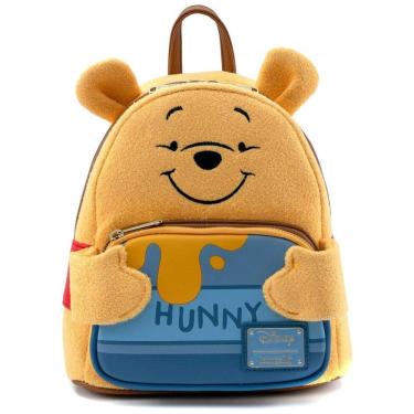 Imagem de Mochila Escolar Infantil Loungefly Disney Ursinho Pooh para Crianças a Partir de 12 Anos