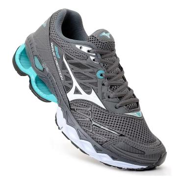 Imagem de Tênis Mizuno Creation 2.0. Grafite Verde Limão