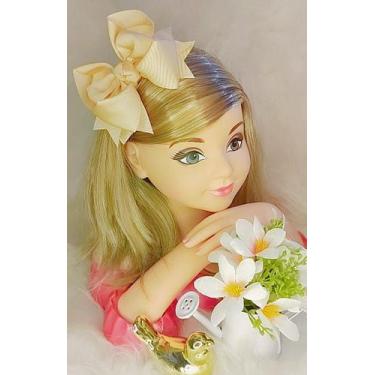 Imagem de Laço de Cabelo Belli Kids Marfim - Acessório Infantil - no-brand