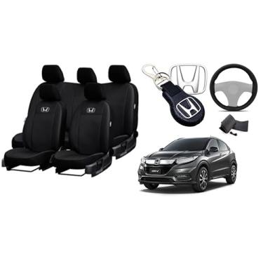 Imagem de Capa de couro para o banco hrv 2017-2024 proteção impermeável