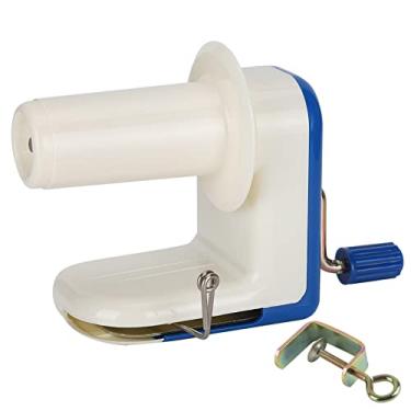 Imagem de Enrolador de bola de fio operado manualmente, ferramenta de tricô, máquina enroladora de lã compacta e leve para entusiastas de artesanato doméstico, plástico ABS, metal 14 x 11,5