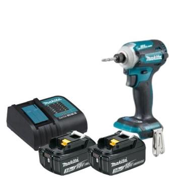 Imagem de Parafusadeira De Impacto 2 Baterias 18v Makita Dtd172z Bivolt