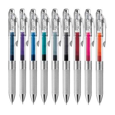 Imagem de Caneta Energel Infree 0.5mm com 9 cores Pentel