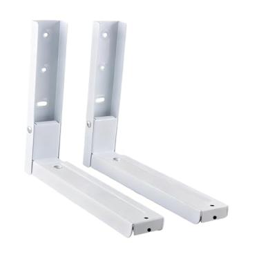 Imagem de Bothyi Suporte de parede dobrável e extensível para forno de micro-ondas, ideal para casa e hotel, Branco
