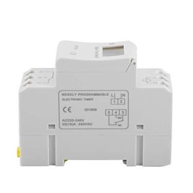 Imagem de KIMISS 16a Switch de Tempo de relé Programável - Timer LCD Digital para Dispositivos Elétricos Internos/externos (AC220V)