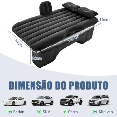 Imagem de Colchão De Ar Inflável Para Carro Viagem, Cama Inflável Do Carro, Colchão Inflável para Carro Suporta, Colchão Inflável de Ar para Carro, Colchão de Ar para Carro Colchão de Ar