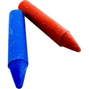 Imagem de Giz de Cera Profissional, Azul, Textura Suave e Macia, Não Tóxico, Alta Resistência à Quebra, para Escolas e Estúdios